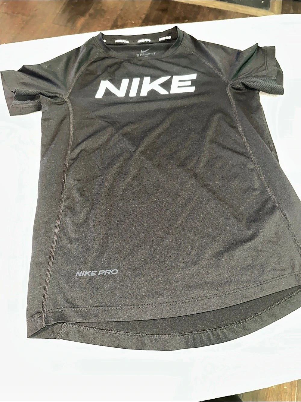 Nike Pro Dri-FIT Standard Fit T-Shirt Black XS